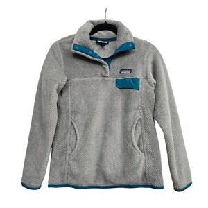 Patagonia Gray Snap-T Fleece Pullover Gorpcore Outdoor Cozy Size S hiking casual